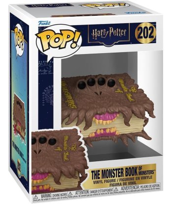Figura Funko Pop The Monster Book of Monsters 202 - Harry Potter - El Monstruoso Libro de los Monstruos