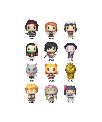 Funko Bitty POP! Demon Slayer - Sobre Sorpresa con 1 Mini Figura de Vinilo Kimetsu no Yaiba