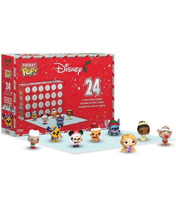 Calendario de Adviento Funko Pocket POP! Disney - 24 Mini Figuras de Vinilo de Personajes Navideños