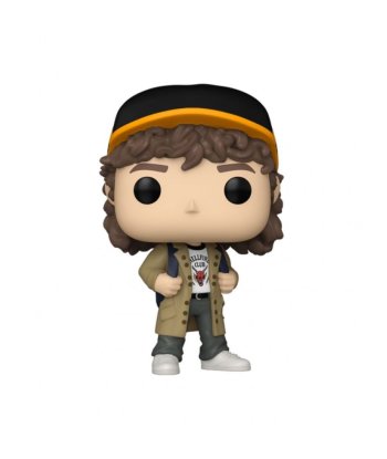 Figura Funko Pop Dustin Henderson 1781 - Stranger Things - Dustin con Camiseta Hellfire Club y Gorra