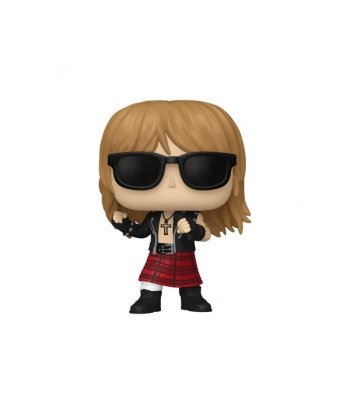 Figura Funko Pop Axl Rose 514 - Guns N’ Roses - Axl con Gafas de Sol, Chaqueta de Cuero y Falda Escocesa