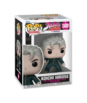 Figura Funko Pop Koichi Hirose 2489 - JoJo’s Bizarre Adventure - Koichi con Uniforme Escolar en Pose de Combate