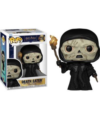 Figura Funko Pop Death Eater 210 - Harry Potter - Mortífago con Antorcha, Varita y Máscara de Calavera