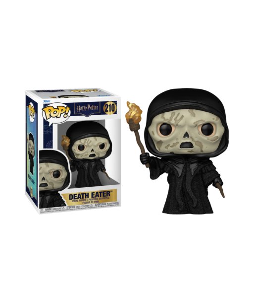Figura Funko Pop Death Eater 210 - Harry Potter - Mortífago con Antorcha, Varita y Máscara de Calavera