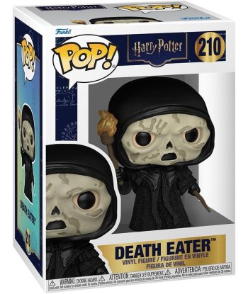 Figura Funko Pop Death Eater 210 - Harry Potter - Mortífago con Antorcha, Varita y Máscara de Calavera