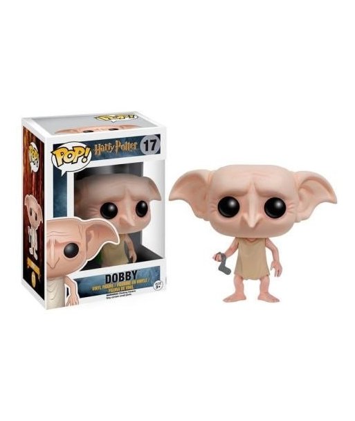 Figura Funko Pop Dobby 17 - Harry Potter - Elfo Doméstico con Calcetín y Harapos