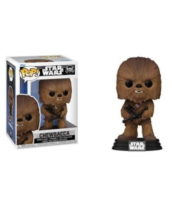 Figura Funko Pop Chewbacca 596 - Star Wars - Wookiee con Ballesta Láser y Bandolera