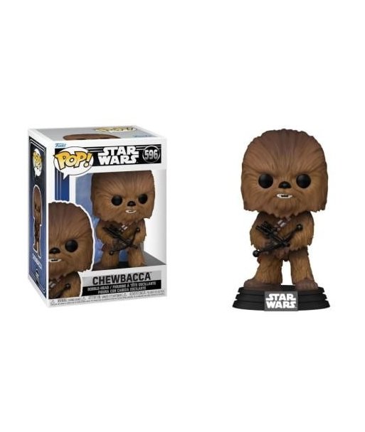 Figura Funko Pop Chewbacca 596 - Star Wars - Wookiee con Ballesta Láser y Bandolera