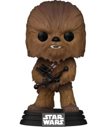 Figura Funko Pop Chewbacca 596 - Star Wars - Wookiee con Ballesta Láser y Bandolera