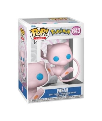 Figura Funko Pop Mew 643 - Pokémon - En Pose Flotante con Soporte Transparente