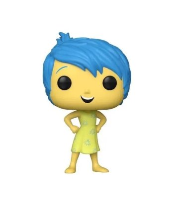 Figura Funko Pop Joy 1451 - Inside Out 2 - Alegría con Pelo Azul y Vestido Verde Lima