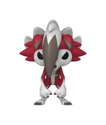 Figura Funko Pop Lycanroc Midnight Form 1211 - Pokémon - Lycanroc Forma Nocturna Erguido con Melena Roja