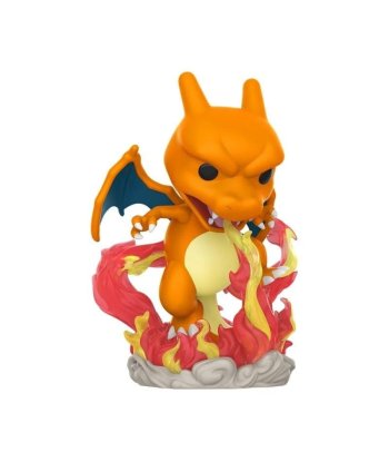 Figura Funko Pop Charizard 1213 - Pokémon - Charizard Lanzando Llamas sobre Peana de Fuego