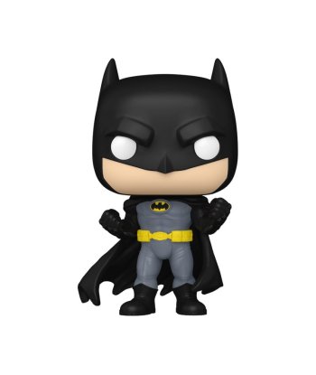 Figura Funko Pop Batman 640 - Batman Incorporated - Traje Gris Clásico con Capa Negra y Cinturón Amarillo