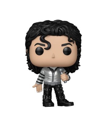 Figura Funko Pop Michael Jackson Bad Tour 507 - Michael Jackson - Chaqueta Plateada, Micrófono y Botas con Hebillas