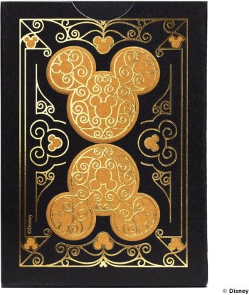 Juego de mesa Baraja Bicycle Disney Mickey Mouse Black & Gold - Elegancia Negra y Dorada para Coleccionistas