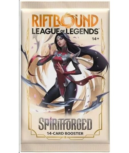 Sobre Spiritforged Riftbound League of Legends TCG en Inglés - 14 Cartas para Potenciar tu Mazo
