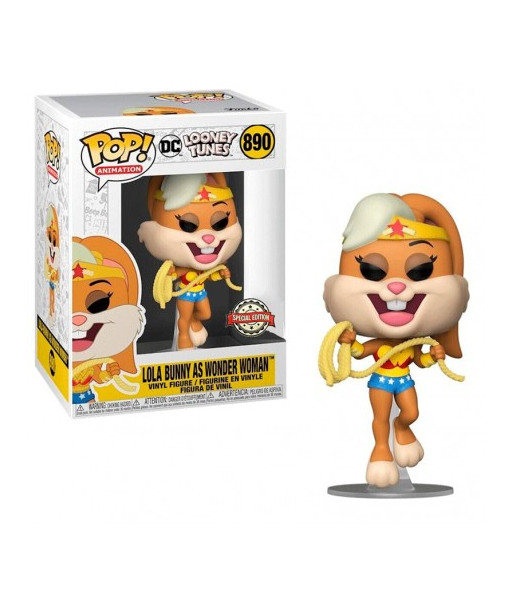 Funko POP! LOLA BUNNY AS WONDER WOMAN (890) - DC LOONEY TUNES