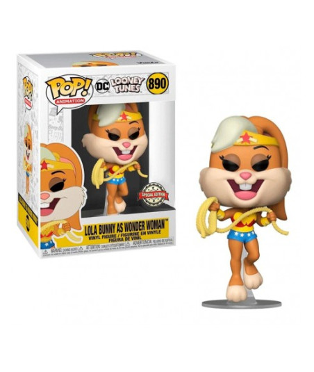 Funko POP! LOLA BUNNY AS WONDER WOMAN (890) - DC LOONEY TUNES