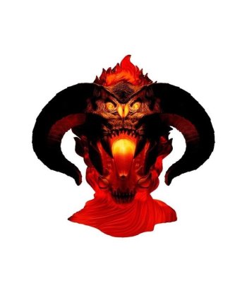 Lámpara Balrog El Señor de los Anillos - El Demonio de Moria Ilumina tu Habitación
