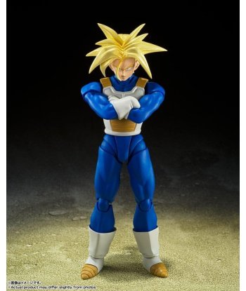 Figura Tamashii Nations S.H.Figuarts Super Saiyan Trunks - Dragon Ball Z - El Guerrero del Futuro con Armadura Saiyan 14cm