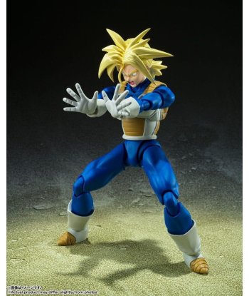Figura Tamashii Nations S.H.Figuarts Super Saiyan Trunks - Dragon Ball Z - El Guerrero del Futuro con Armadura Saiyan 14cm