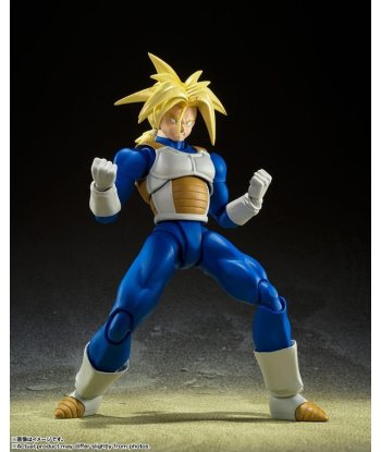 Figura Tamashii Nations S.H.Figuarts Super Saiyan Trunks - Dragon Ball Z - El Guerrero del Futuro con Armadura Saiyan 14cm