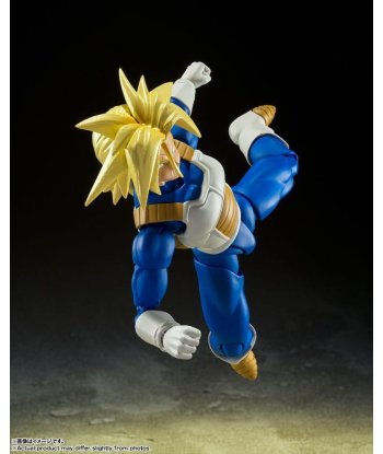 Figura Tamashii Nations S.H.Figuarts Super Saiyan Trunks - Dragon Ball Z - El Guerrero del Futuro con Armadura Saiyan 14cm