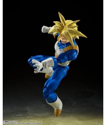 Figura Tamashii Nations S.H.Figuarts Super Saiyan Trunks - Dragon Ball Z - El Guerrero del Futuro con Armadura Saiyan 14cm