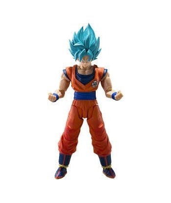 Figura Tamashii Nations S.H.Figuarts SSGS Son Goku - Dragon Ball Super - Pelo Azul y Poder Divino Articulado 15cm