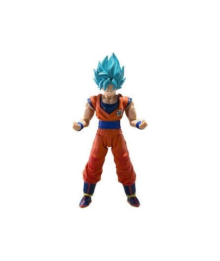 Figura Tamashii Nations S.H.Figuarts SSGS Son Goku - Dragon Ball Super - Pelo Azul y Poder Divino Articulado 15cm