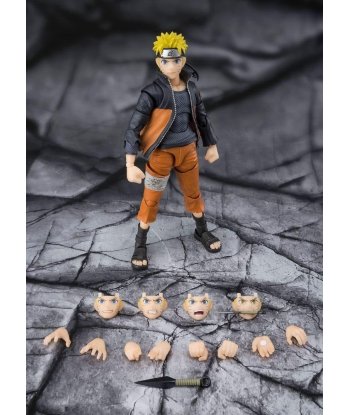 Figura Tamashii Nations S.H.Figuarts Naruto The Power to Unite - Naruto - El Ninja de la Hoja en Pleno Combate 15cm