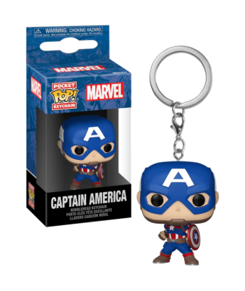 Llavero Pocket POP! CAPITAN AMERICA - MARVEL