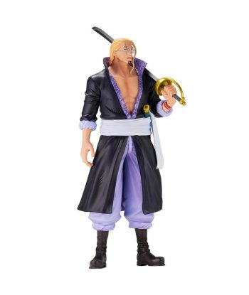 Figura Bandai Silvers Rayleigh Roger Pirates - One Piece - El Rey Oscuro con su Espada al Hombro 21cm