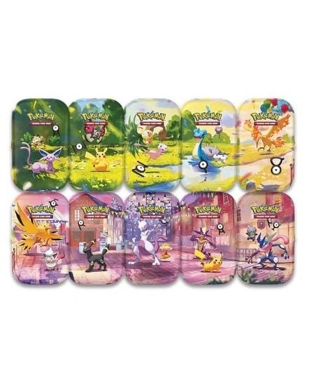 Mini Lata Celebración 30 Aniversario Pokémon TCG en Español - 2 Sobres, Pegatinas y Carta Ilustrada