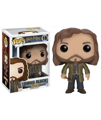 Figura Funko Pop Sirius Black 16 - Harry Potter - Padrino de Harry con Varita y Chaqueta Verde