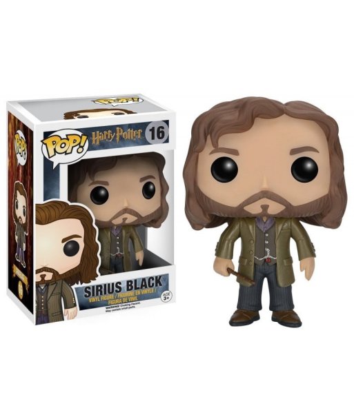 Figura Funko Pop Sirius Black 16 - Harry Potter - Padrino de Harry con Varita y Chaqueta Verde