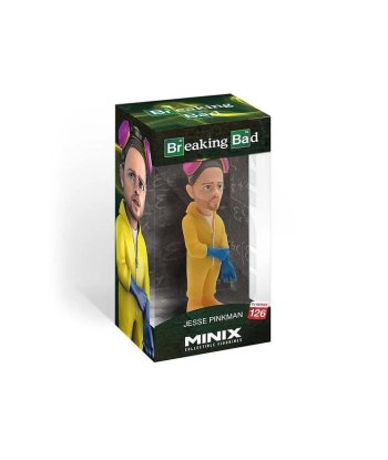 Figura Minix Jesse Pinkman - Breaking Bad - El Socio de Heisenberg con Traje de Laboratorio 12cm