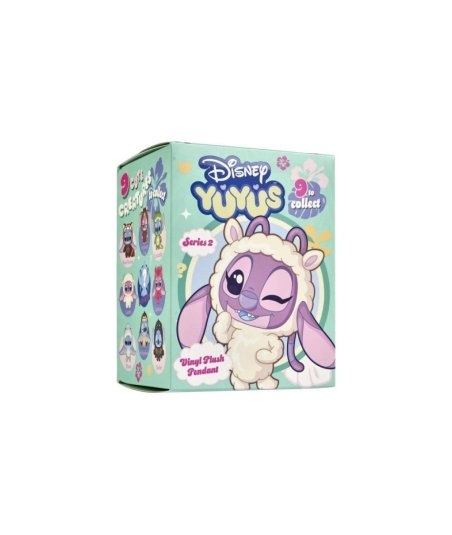 Llavero Peluche Sorpresa Stitch Disney Yuyus Serie 2 - Stitch y Angel Disfrazados de Animales, ¡Colecciónalos Todos!