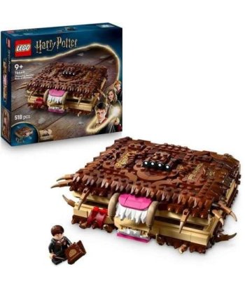Set LEGO Monstruoso Libro de los Monstruos Mordedor 76449 Harry Potter - Construye el Libro que Muerde con Neville