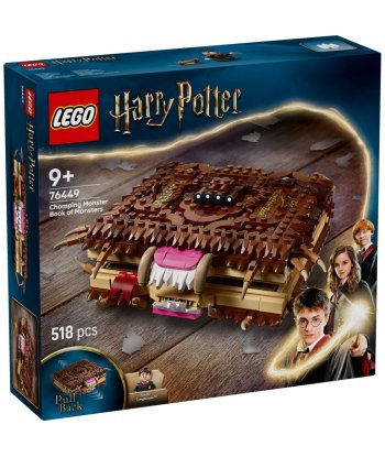 Set LEGO Monstruoso Libro de los Monstruos Mordedor 76449 Harry Potter - Construye el Libro que Muerde con Neville