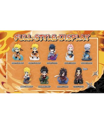 Blind Box Naruto Shippuden Great Ninja Vol. 1 - Figura Sorpresa de 10cm con Figura Secreta de Itachi