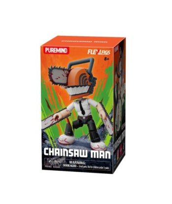 Blind Box Chainsaw Man Puremind Flexifigs - Minifigura Articulada Sorpresa, ¡Colecciona los 6 Modelos!