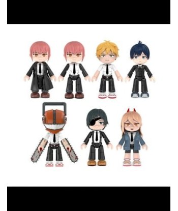 Blind Box Chainsaw Man Puremind Flexifigs - Minifigura Articulada Sorpresa, ¡Colecciona los 6 Modelos!