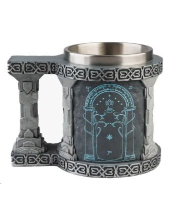 Jarra 3D Minas de Moria El Señor de los Anillos 600ml - Brinda como un Enano de la Tierra Media