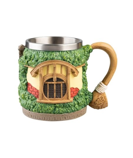 Jarra 3D Hobbiton El Señor de los Anillos 500ml - Brinda en la Comarca como un Auténtico Hobbit
