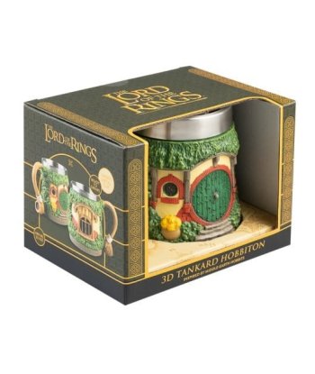 Jarra 3D Hobbiton El Señor de los Anillos 500ml - Brinda en la Comarca como un Auténtico Hobbit
