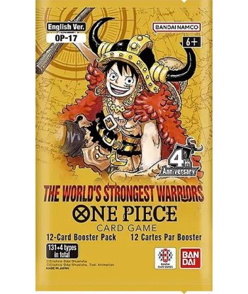Sobre OP-17 The World's Strongest Warriors One Piece Card Game en Inglés - Busca la Treasure Rare