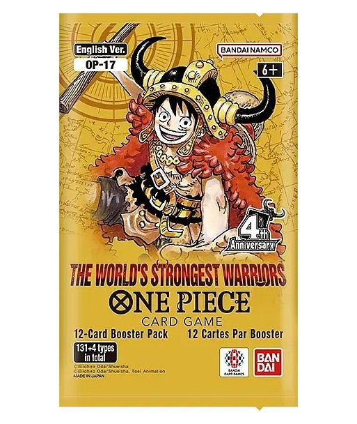 Sobre OP-17 The World's Strongest Warriors One Piece Card Game en Inglés - Busca la Treasure Rare