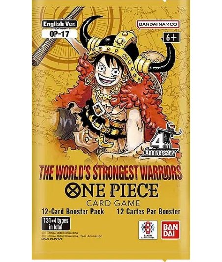 Sobre OP-17 The World's Strongest Warriors One Piece Card Game en Inglés - Busca la Treasure Rare